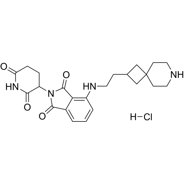 Thalidomide-NH-C2-azaspiro[3.5]nonane hydrochloride 2573304-92-2